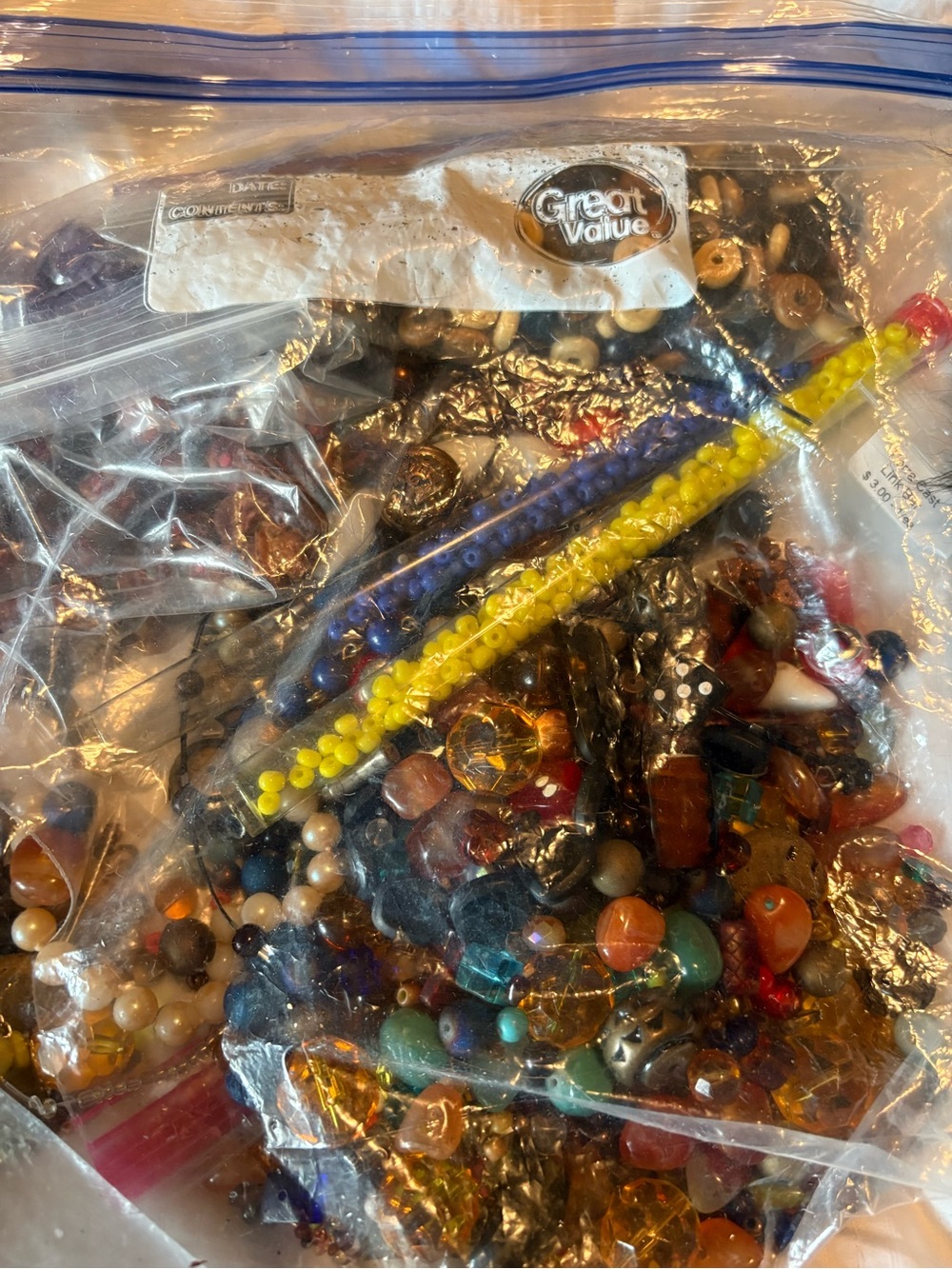 Mixed Bead lot, findings etc.